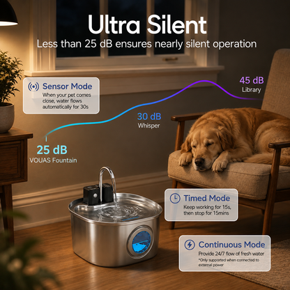 Pet water fountain