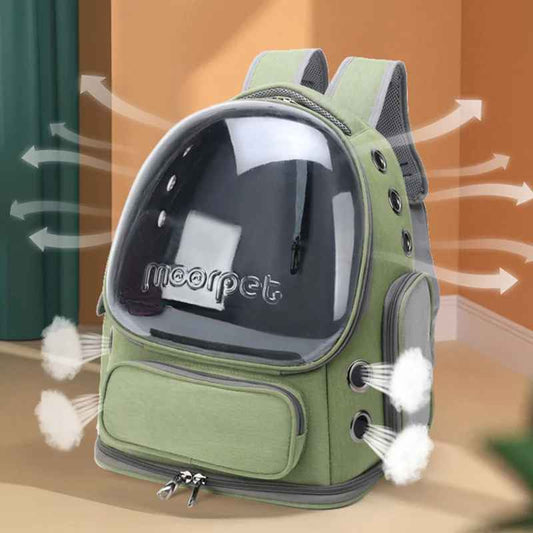Breathable carrier bag for cats and puppies